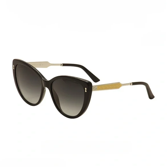 GUCCI CAT EYE SUNGLASSES W/GOLD ARMS GUCCI EYEWEAR Cat-eye gold-tone sunglasses | NET-A-PORTER main image 3